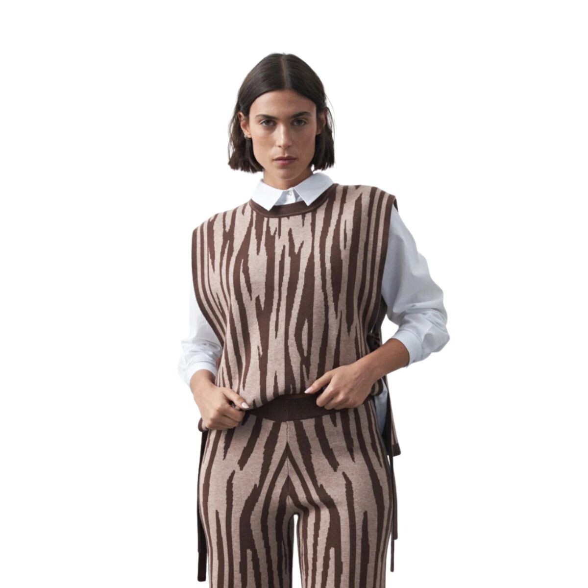 CHALECO NANO S-XL - MARRON OSC 