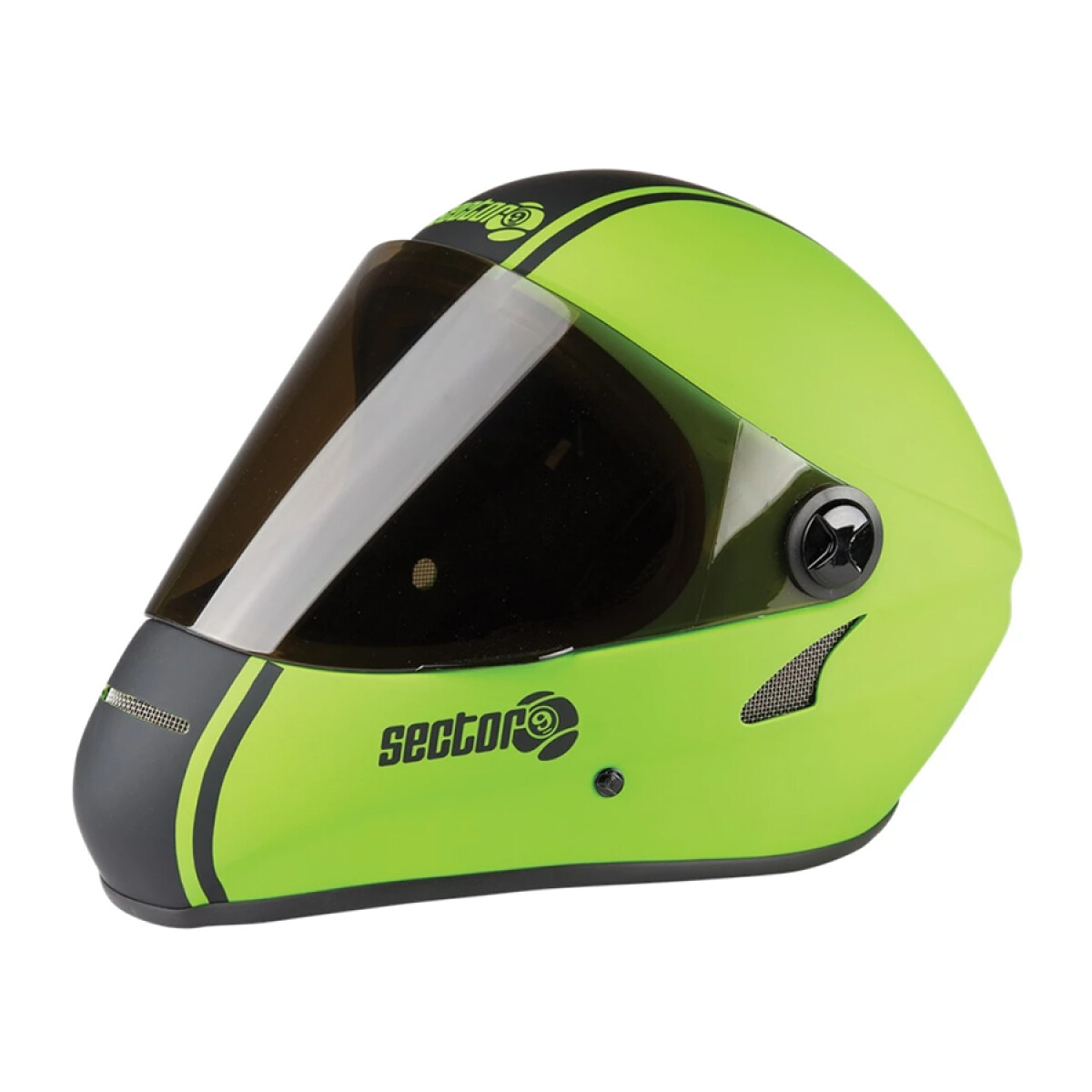 Casco Sector 9 Downhill Channel Race · Full Face · Verde 