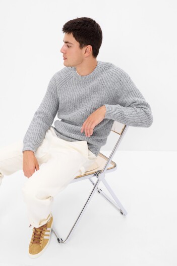 Buzo Donegal Rib Hombre Light Grey