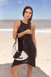 Cartera Aruba Blanco y Negro