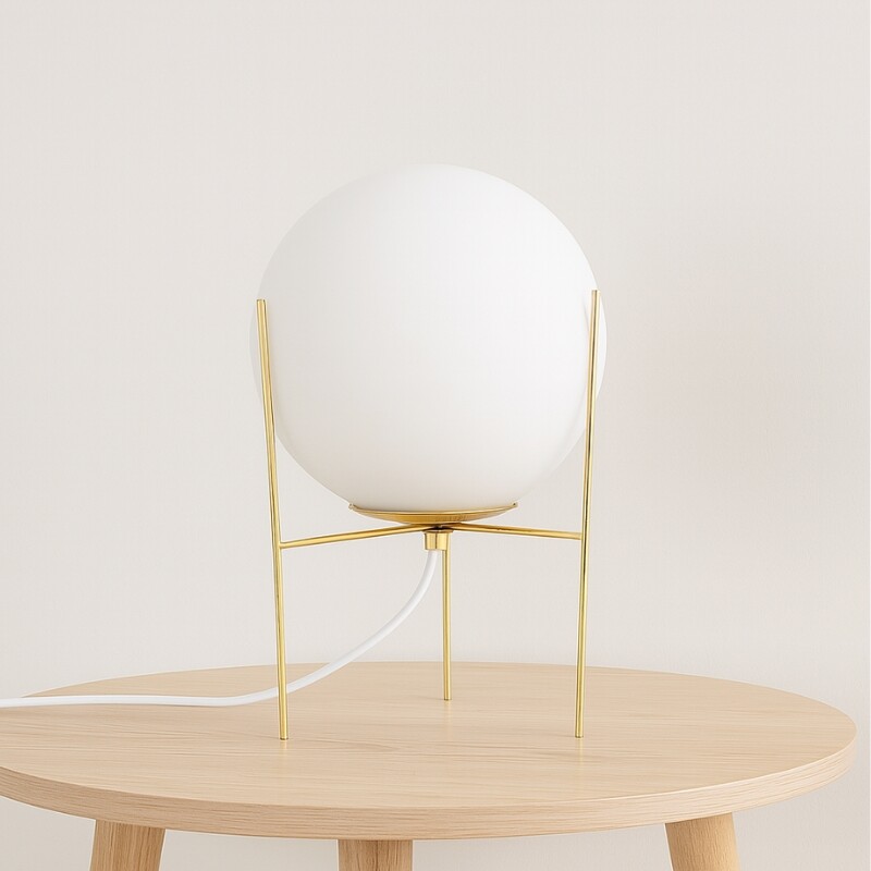 LUMINARIA DE MESA PIREO Luminaria de Mesa Pireo Blanca