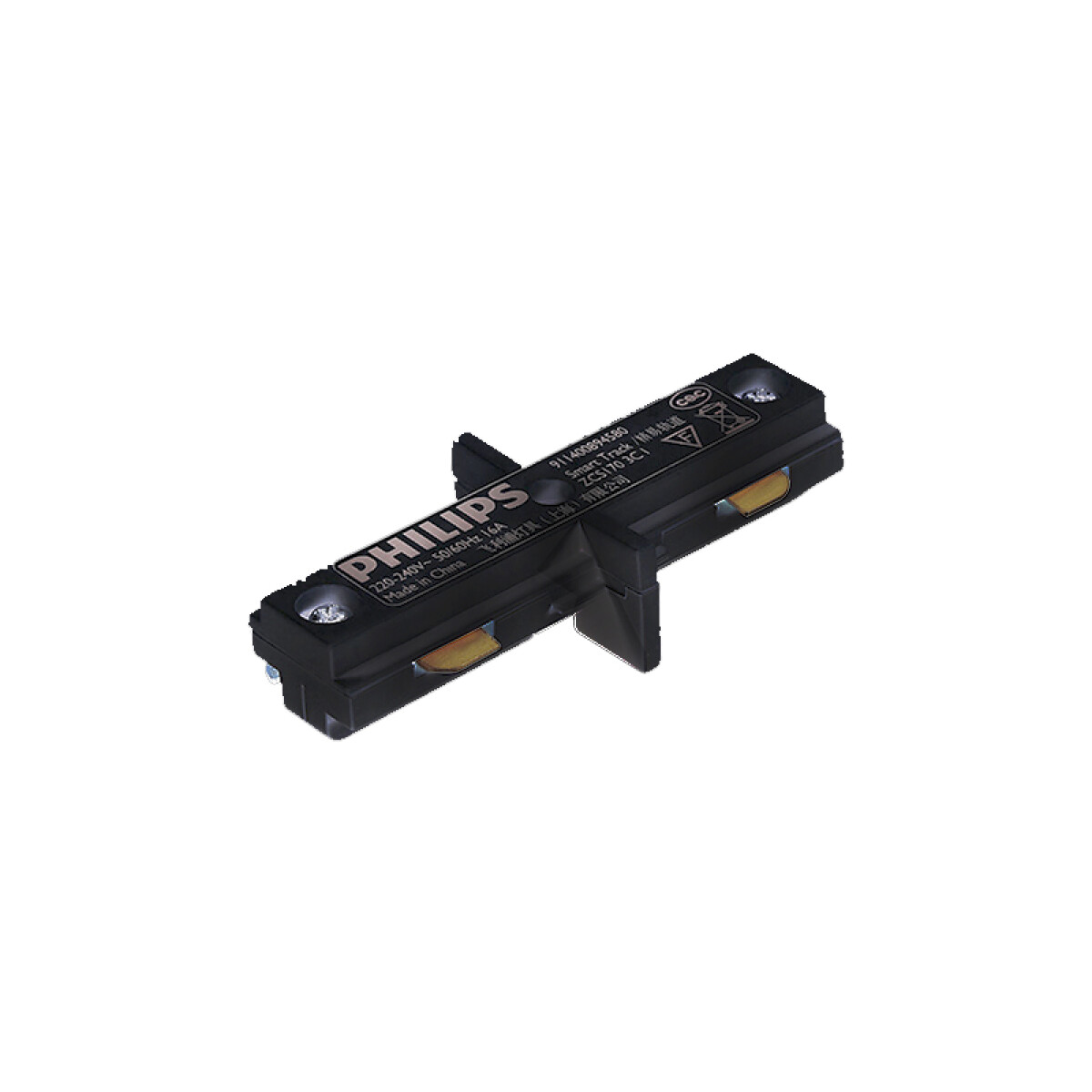 Conector lineal negro p/rieles monofásicos RCS033 - PH8332X 