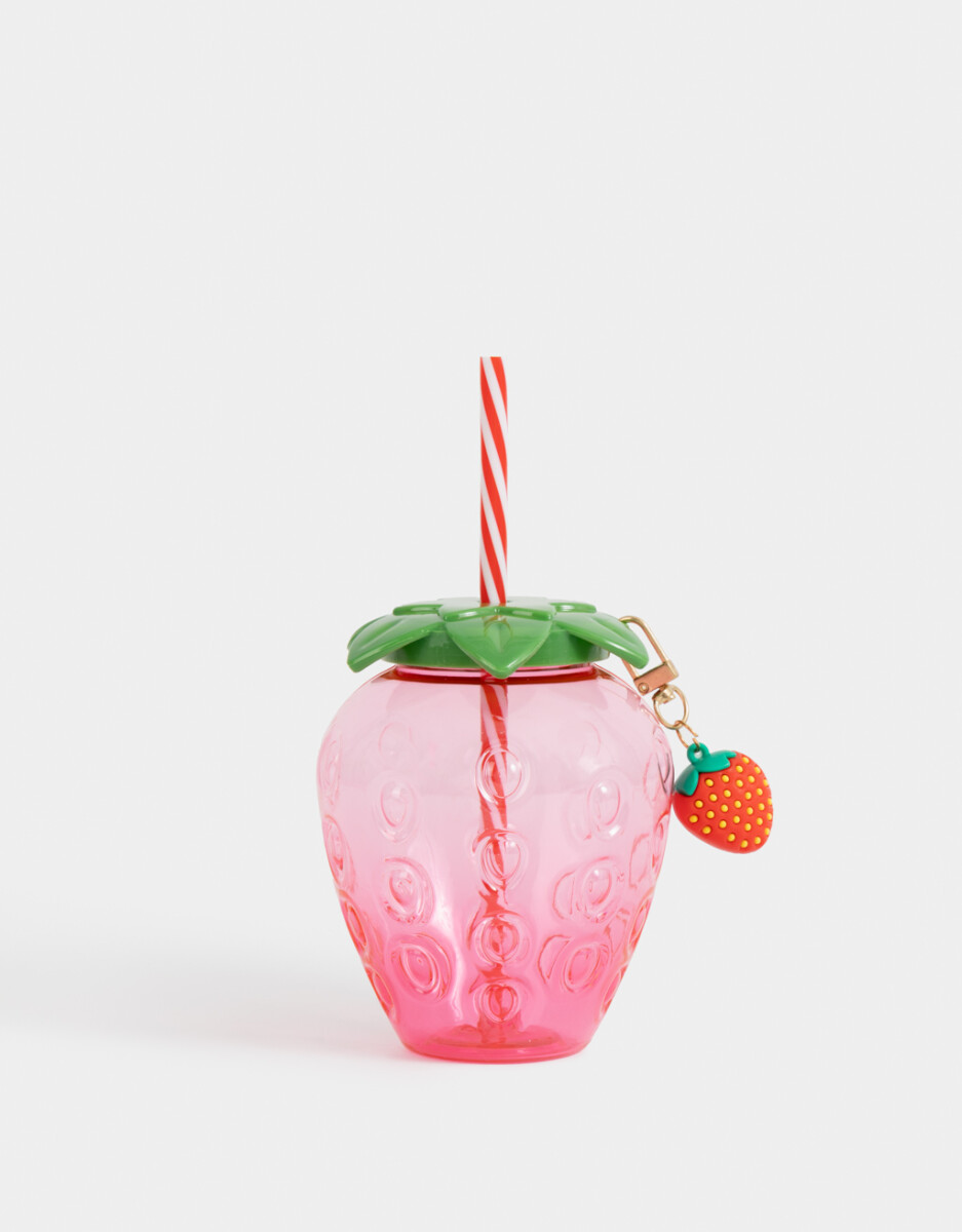 Vaso Plástico Frutilla 