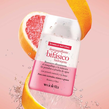 Desmaquillante Bifásico Violetta Pomelo Natural 110ml Desmaquillante Bifásico Violetta Pomelo Natural 110ml