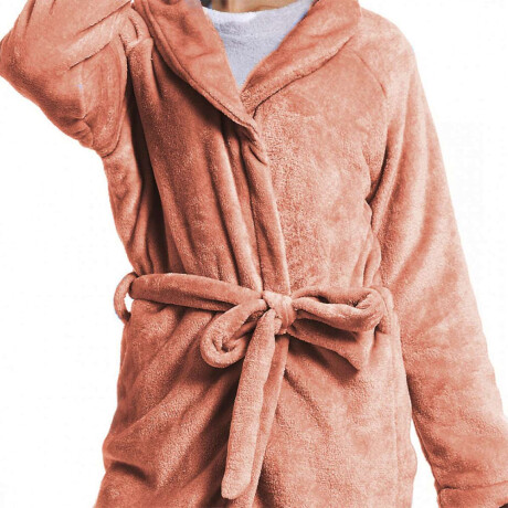 Bata de Cama Microfibra Home Class Talle P al XG Terracota