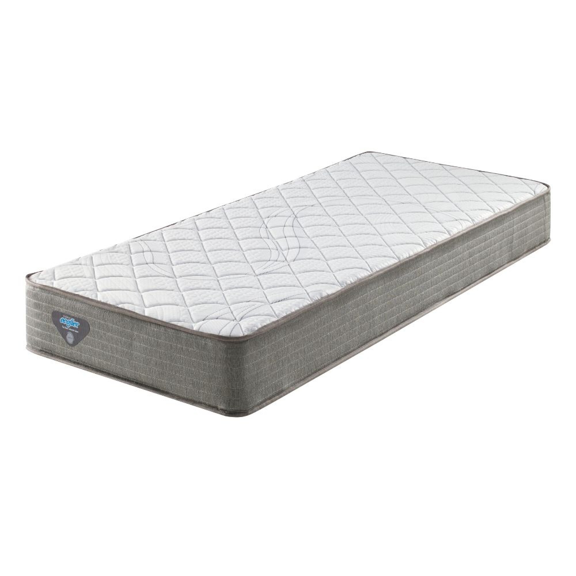 Colchón Ecoflex 1 Plaza Densidad 45 80x1.90x20cm - Colchón — Brillante