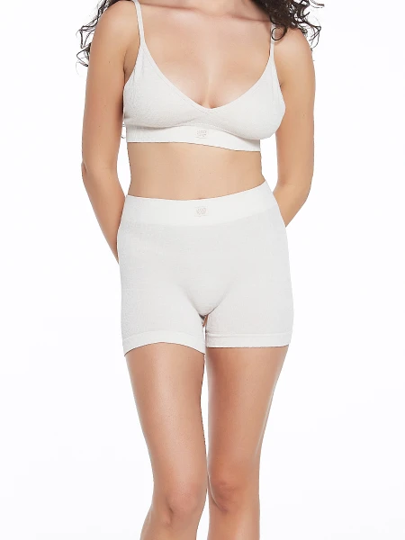 SHORT SEAMLESS GIA BEIGE MELANGE