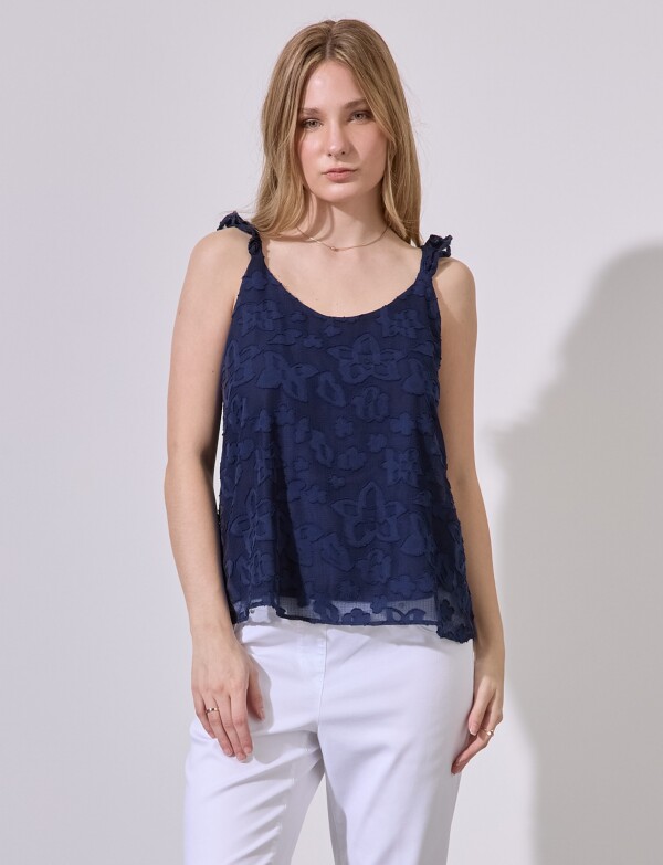 Blusa Gasa Labrada AZUL