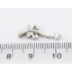 Dije Oro Blanco 18 K Y Brillantes Dije Oro Blanco 18 K Y Brillantes
