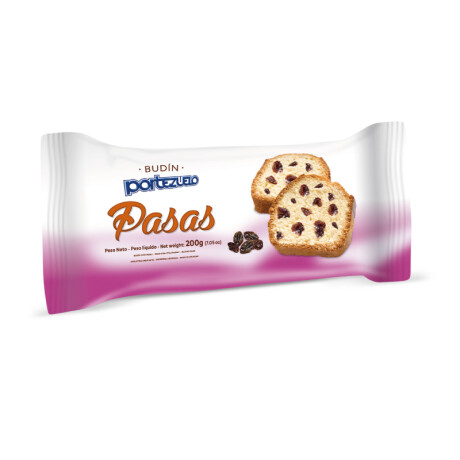 Budin Portezuelo 200 grs con Pasas de Uva