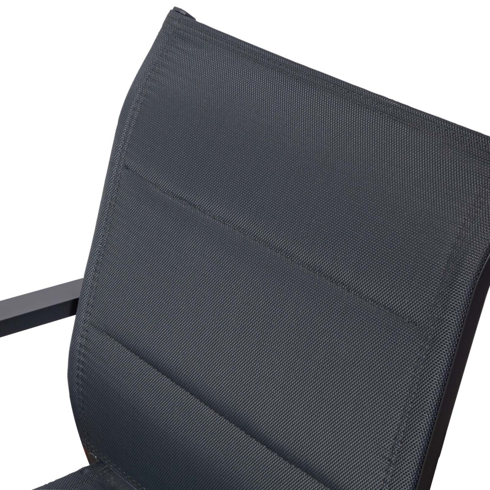 SILLA DE EXTERIOR ALUMINIO GRIS PORTOFINO