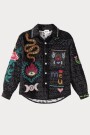 CHAQUETA Negro