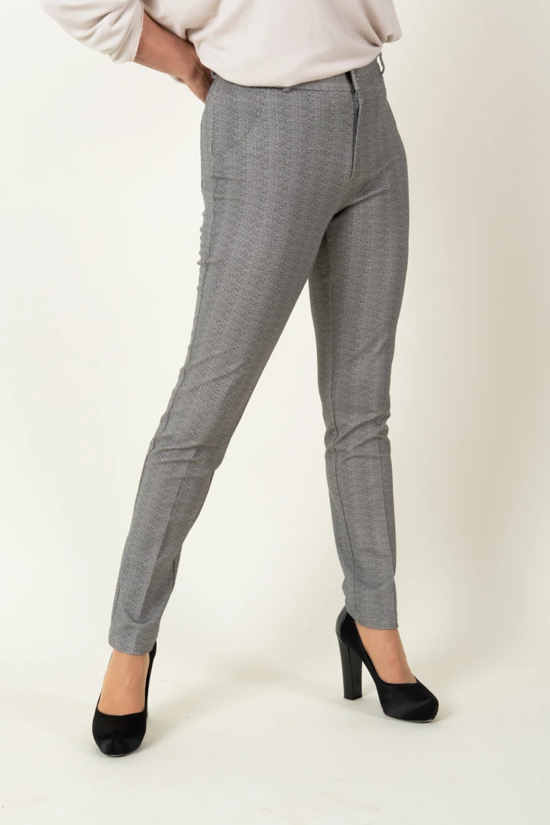 PANTALON RAYAS - Gris 