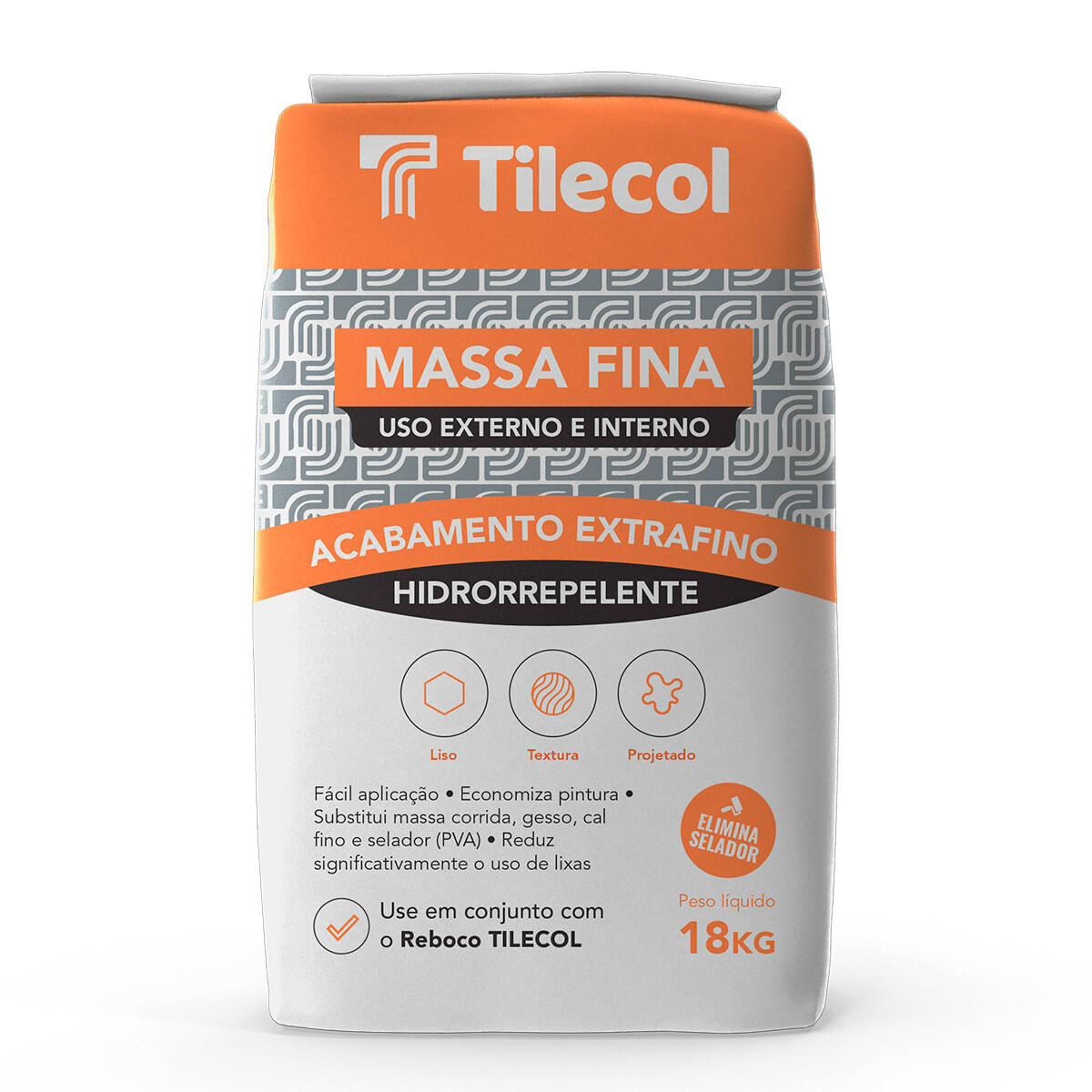 Masa Fina Exterior Para Bloque 18kg. 