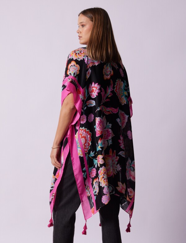 Kimono Print NEGRO/MULTI