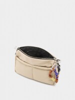 Bolso Bandolera De Nylon Con Colgante crudo