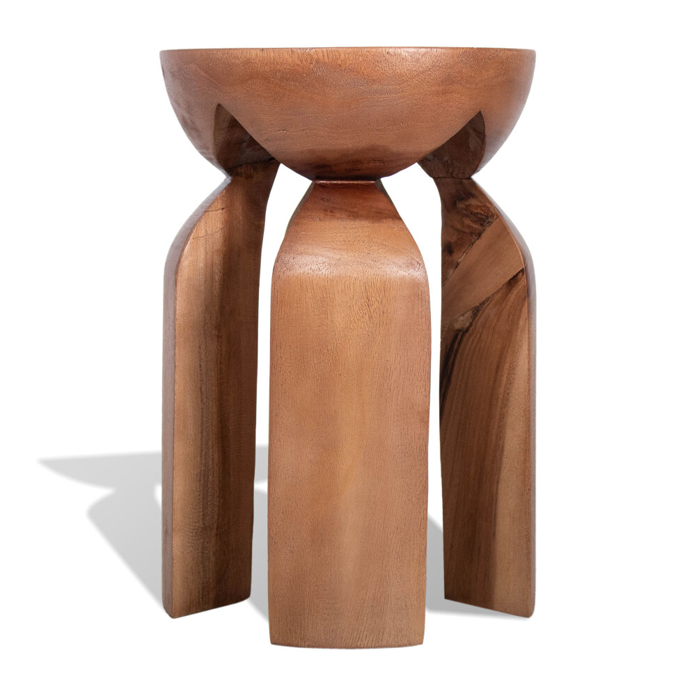 MESA LATERAL MADERA NATURAL-BEIGE INKA NATURAL