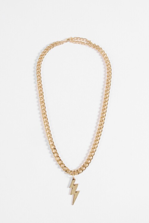 Collar rayo dorado