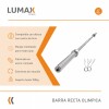 Barra Olímpica Profesional Lumax + 2 Mariposas 2.20mts Barra Olímpica Profesional Lumax + 2 Mariposas 2.20mts