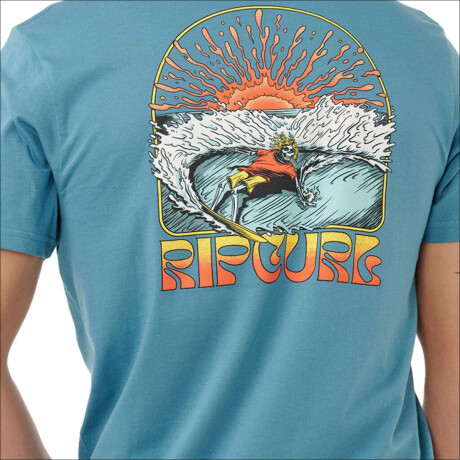 Remera Rip Curl Grateful Shred Verde