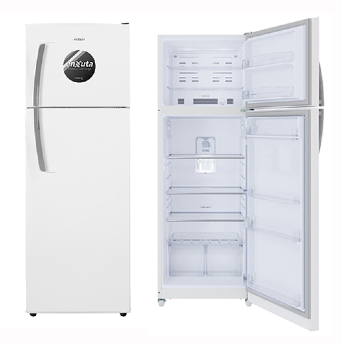 REFRIGERADOR ENXUTA RENX24410W 407L Frío Seco -Blanco - Sin color 