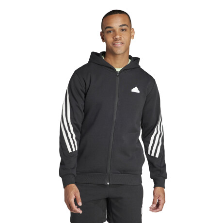 Campera de Hombre Adidas Future Icons Negro - Blanco