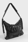 Hobo multicierres tela negro