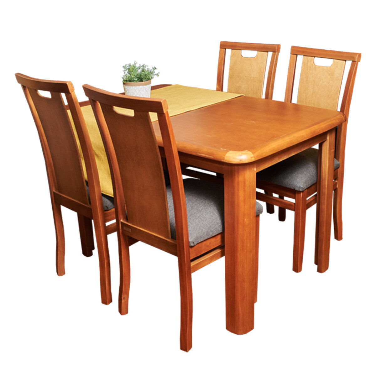 Juego de Comedor Codo 4 sillas 1.20 m extensible 