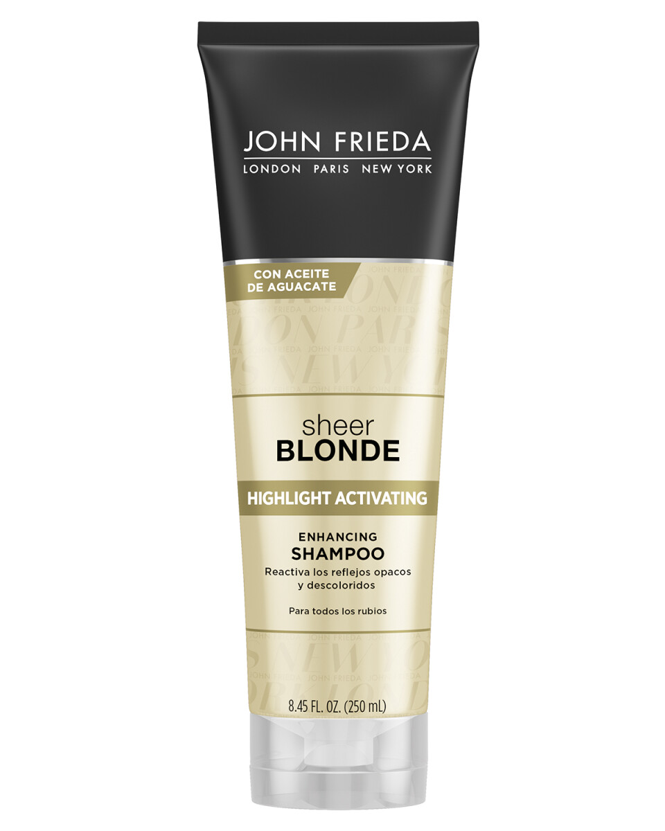 Shampoo John Frieda Highlight Activating para cabello con claritos 250ml 