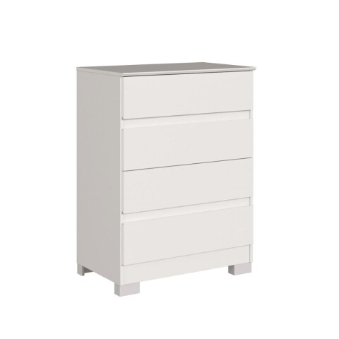 Cómoda Maia 4 Cajones Blanco Cómoda Maia 4 Cajones Blanco