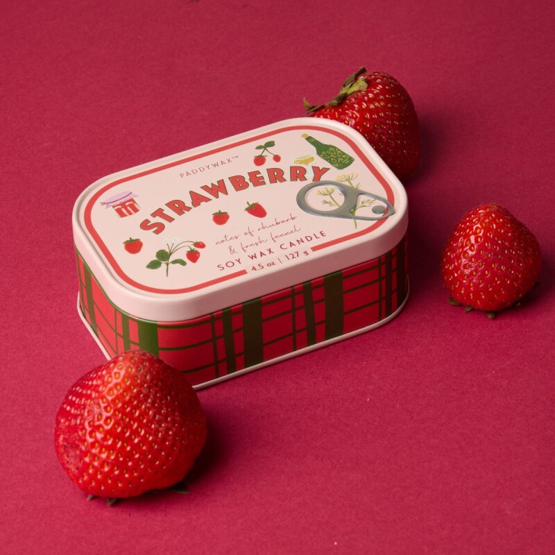 VELABIS Vela Aromática 4.5 Oz En Lata Paddywax - Strawberry