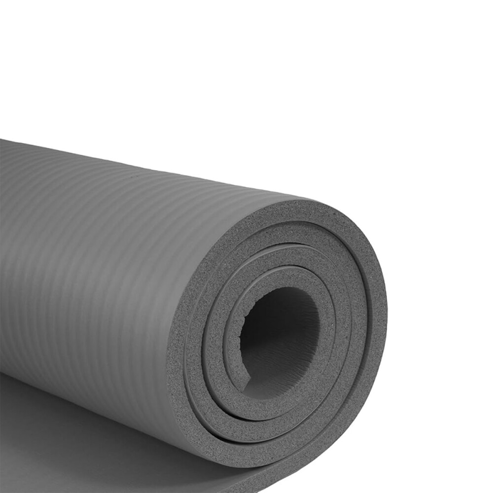 Colchoneta De Yoga Antideslizante 15mm gris