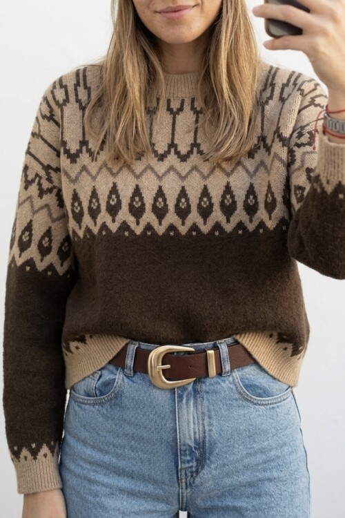 Sweater Mariot Chocolate