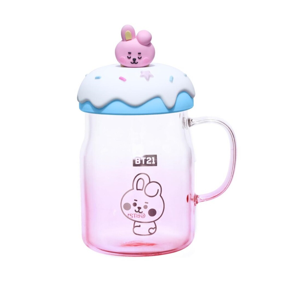 Taza vidrio BT21 baby 640ml - Cooky 