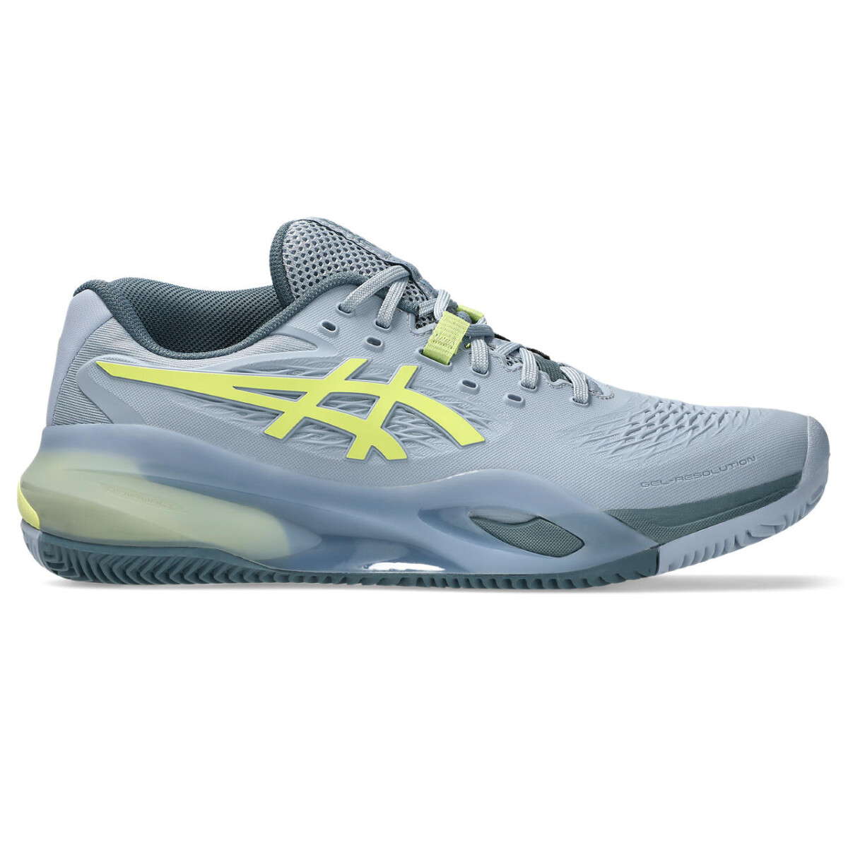 Zapatillas Tenis Gel-Resolution Clay Hombre - Grey Blue/pistachio 