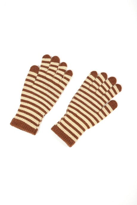 Guantes Rayados Estampado 3