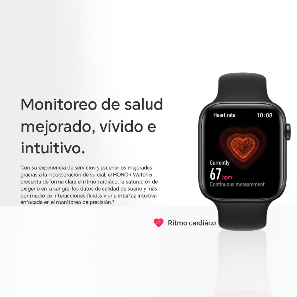 Smartwatch Honor Choice Watch 5 1.85" NEGRO