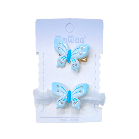 Broches pinzas para el cabello mariposa 2 pcs Broches Pinzas Para El Cabello Mariposa 2 Pcs