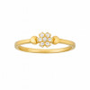 Anillo de Oro 18K con Flor de Circonias Anillo De Oro 18k Con Flor De Circonias