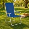 Silla Alta Conforto Aluminio AZUL OSCURO