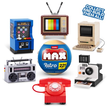Set de Construcción Sorpresa Zuru Max Retro Varios Modelos 001