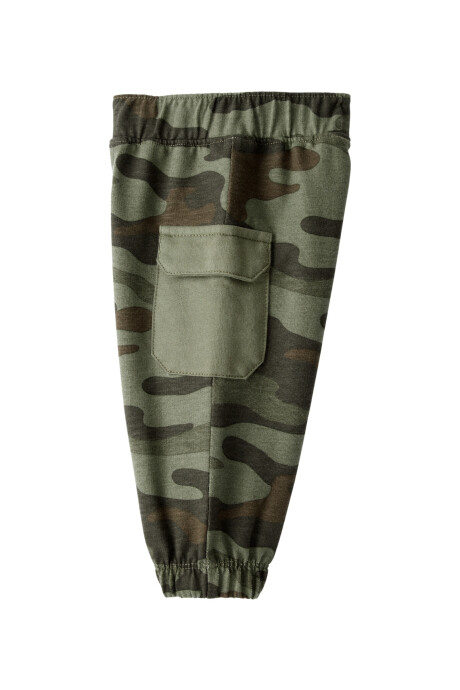 Set dos piezas de algodón, pantalón y body, diseño camping Sin color