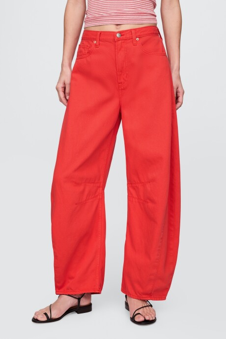 Jean Horseshoe Mujer Tomato Sauce