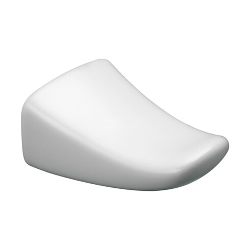 PERCHA BLANCA BAÑO BRILLO ACCESORIO SIMPLE BLANCO