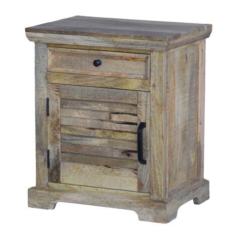 MESA DE LUZ MADERA-DE-MANGO MARRON 1C/1P JUN