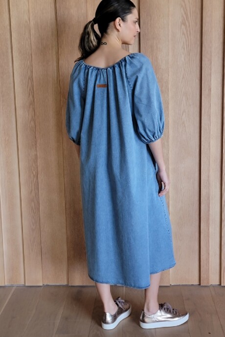 Vestido Bayahibe Denim Azul