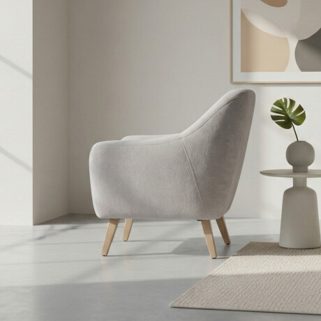 Butaca Paula - Tela Microfibra C51 (Castaño)