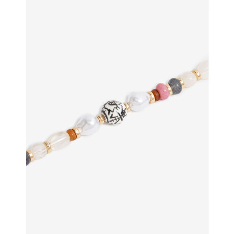 Pulsera Flexible Beads Dorado