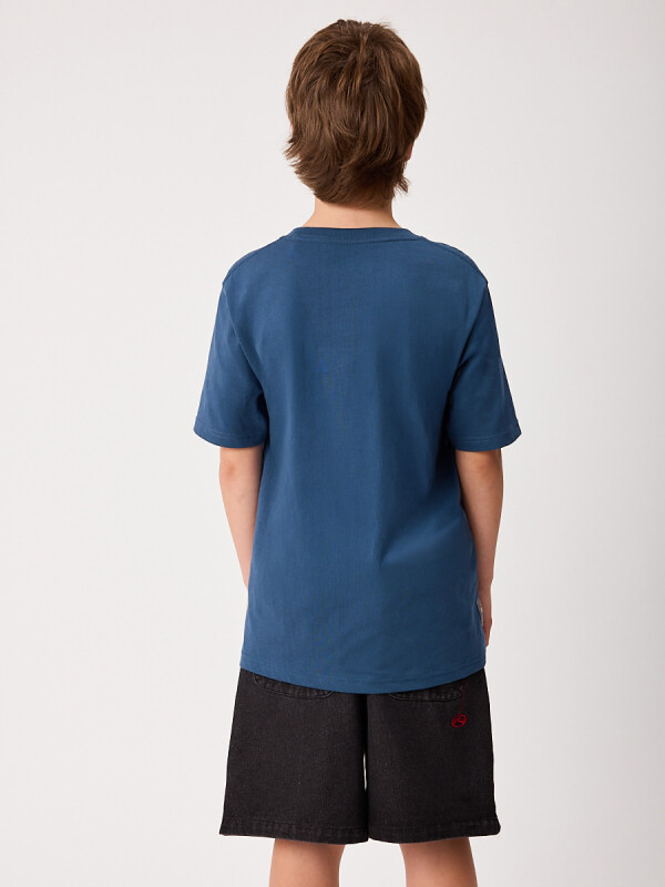 T-SHIRT CAMPODO TEEN RUSTY Azul