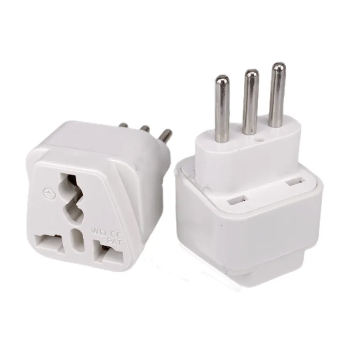 Adaptador De Ficha Universal A 3 En Línea - ADAPTADOR UNIVERSAL 3 EN LINEA 